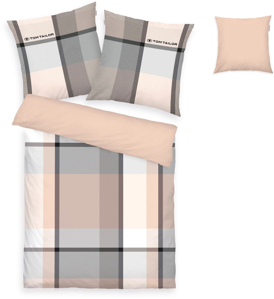 TOM TAILOR HOME Bettwäsche Lenny | Braun