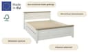 OTTO home Massivholzbett ERIK | Weiß 5