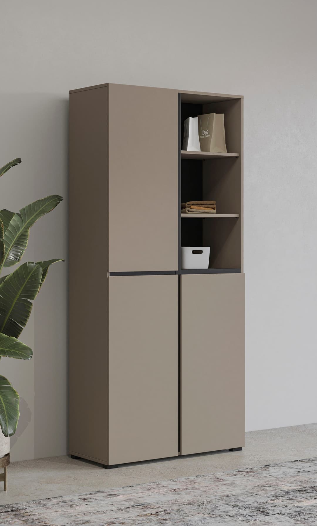 OTTO home Schuhschrank Cross | Braun