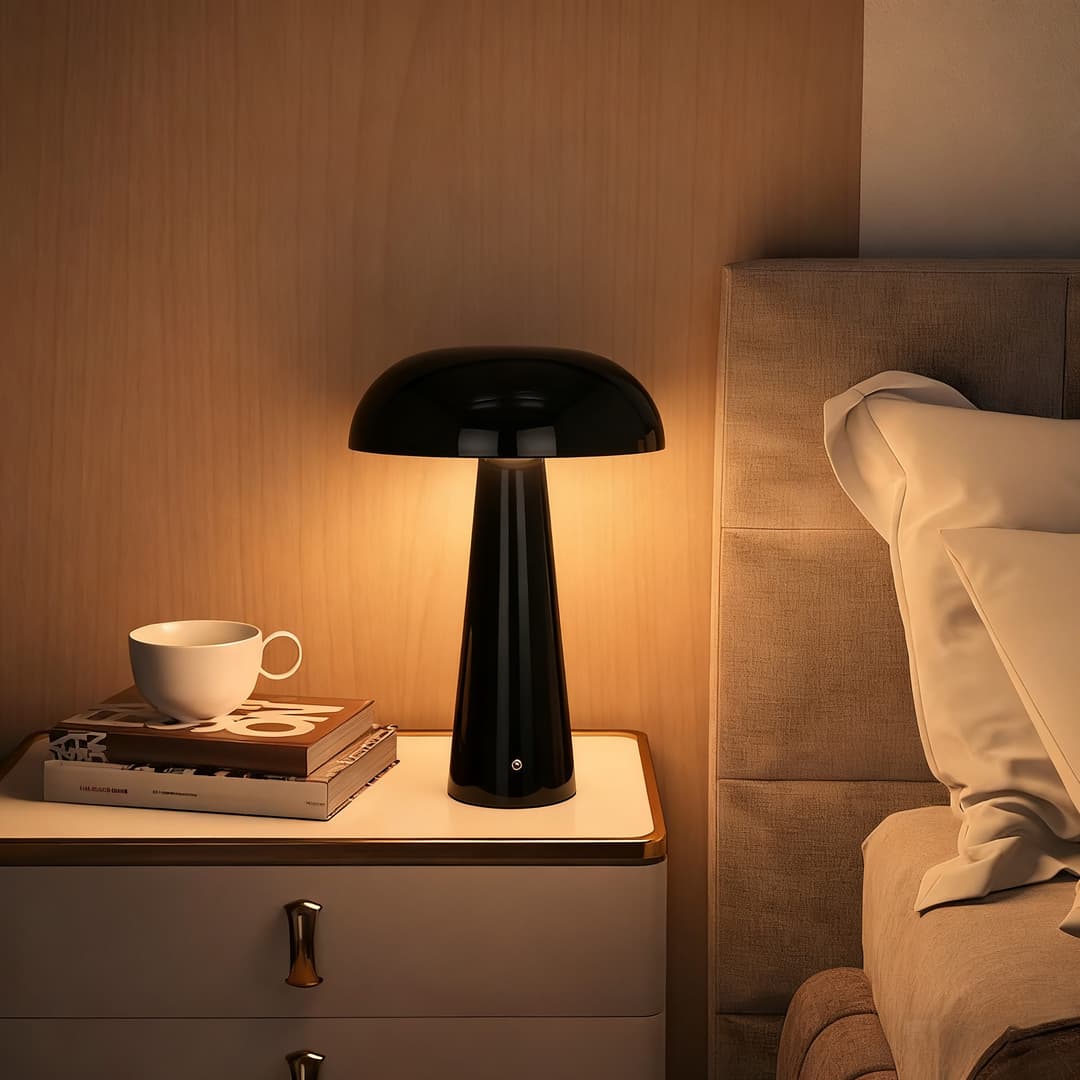 OTTO home LED Tischleuchte Katniss | Schwarz