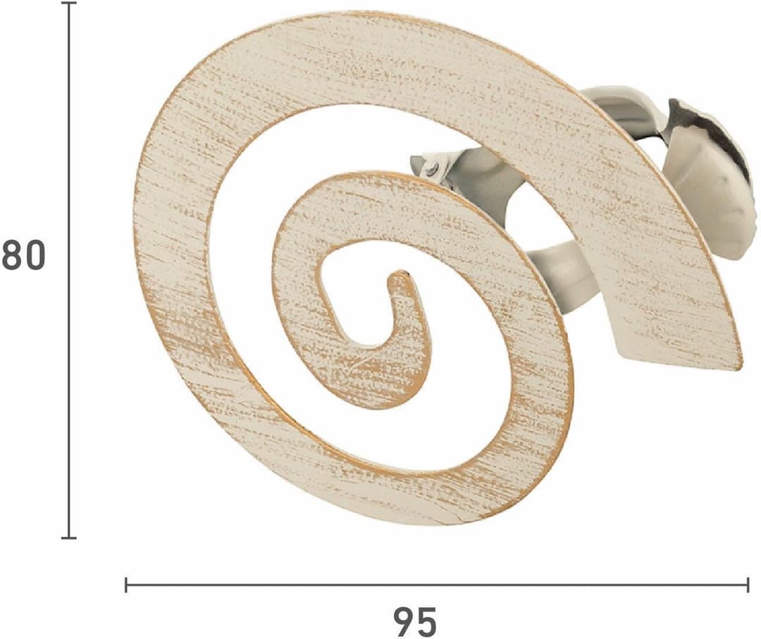Good Life Dekoklammer Helix | Weiß