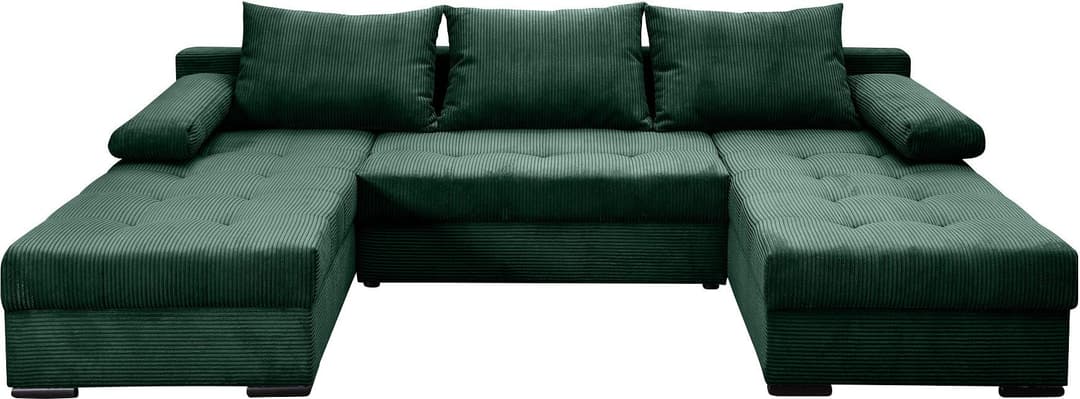 COLLECTION AB Wohnlandschaft Josy U-Form | Grün