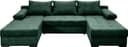 COLLECTION AB Wohnlandschaft Josy U-Form | Grün 2