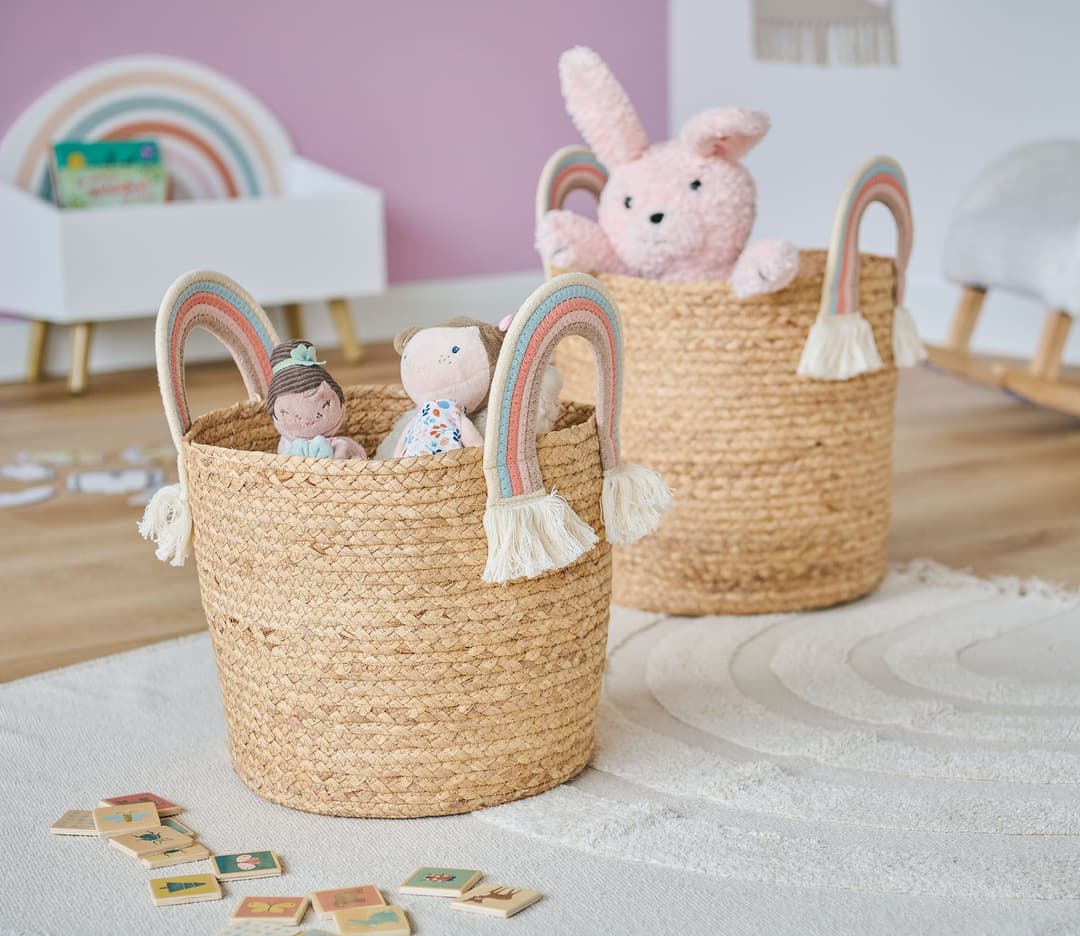 Zeller Present Wäschekorb Rainbow | Beige