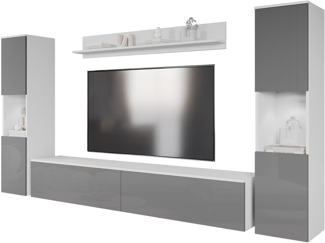 OTTO home Wohnwand PARIS | Mehrfarbig