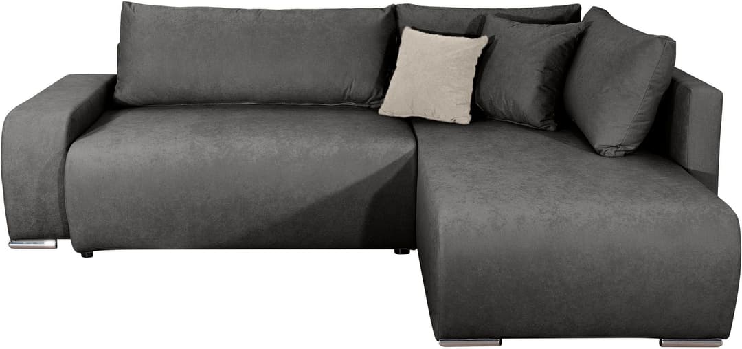 COLLECTION AB Ecksofa Poppy L-Form | Grau