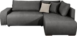 COLLECTION AB Ecksofa Poppy L-Form | Grau
