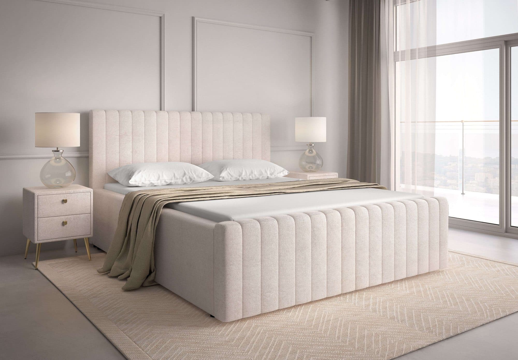 Home affaire Polsterbett MOIVRE | Beige