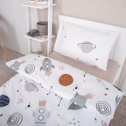Baby Best Babybettwäsche Weltall | Weiß