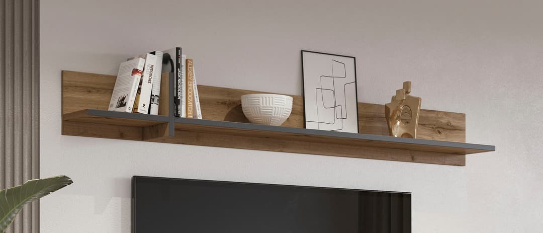 OTTO home Wandboard Cross 180 cm | Holztöne