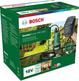 Bosch Home & Garden GardenPump 18V-2000 | Grün