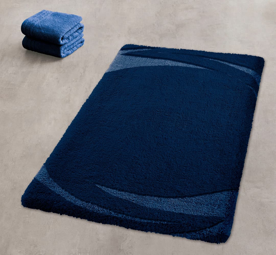 Kleine Wolke Badematte Mystic | Blau