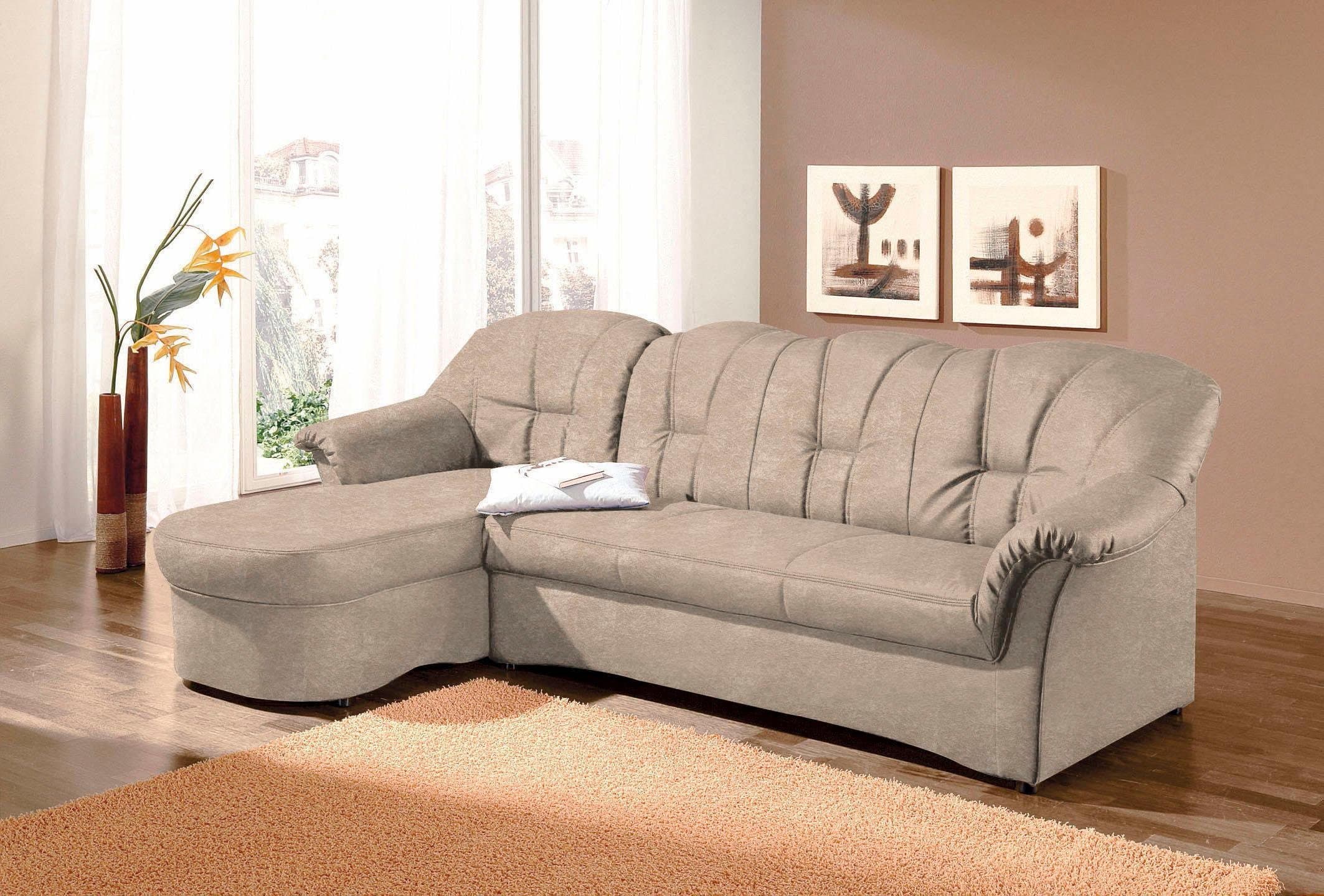DOMO collection Ecksofa Papenburg | Beige
