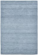 THEKO Gabbeh Uni Wollteppich | Blau