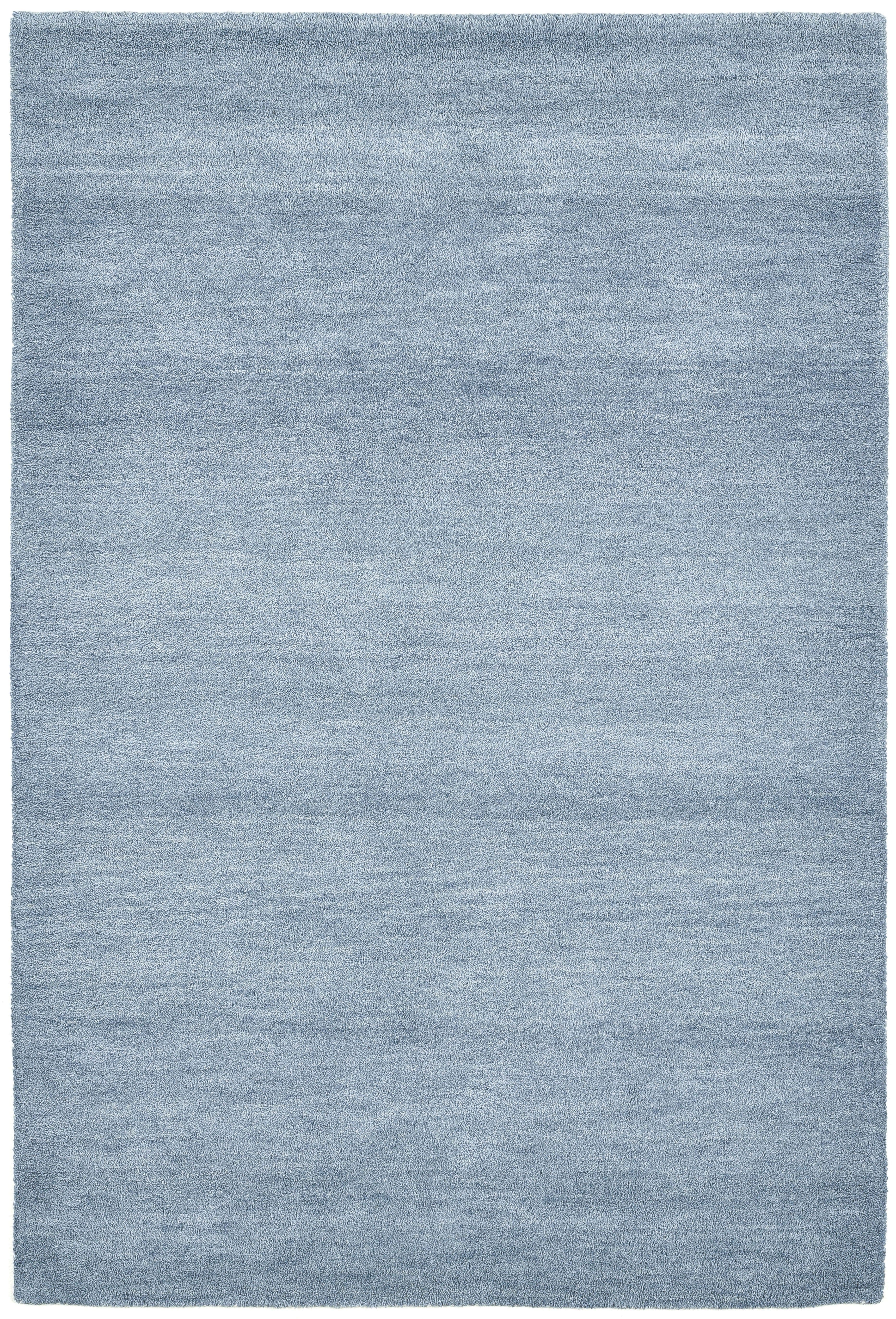 THEKO Gabbeh Uni Wollteppich | Blau