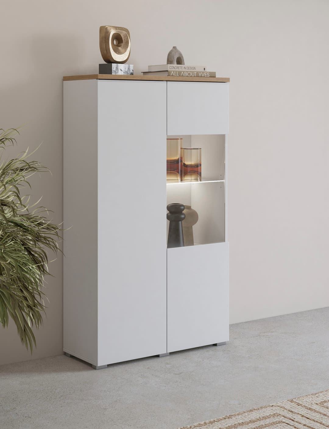 OTTO home Vitrine Modo | Weiß