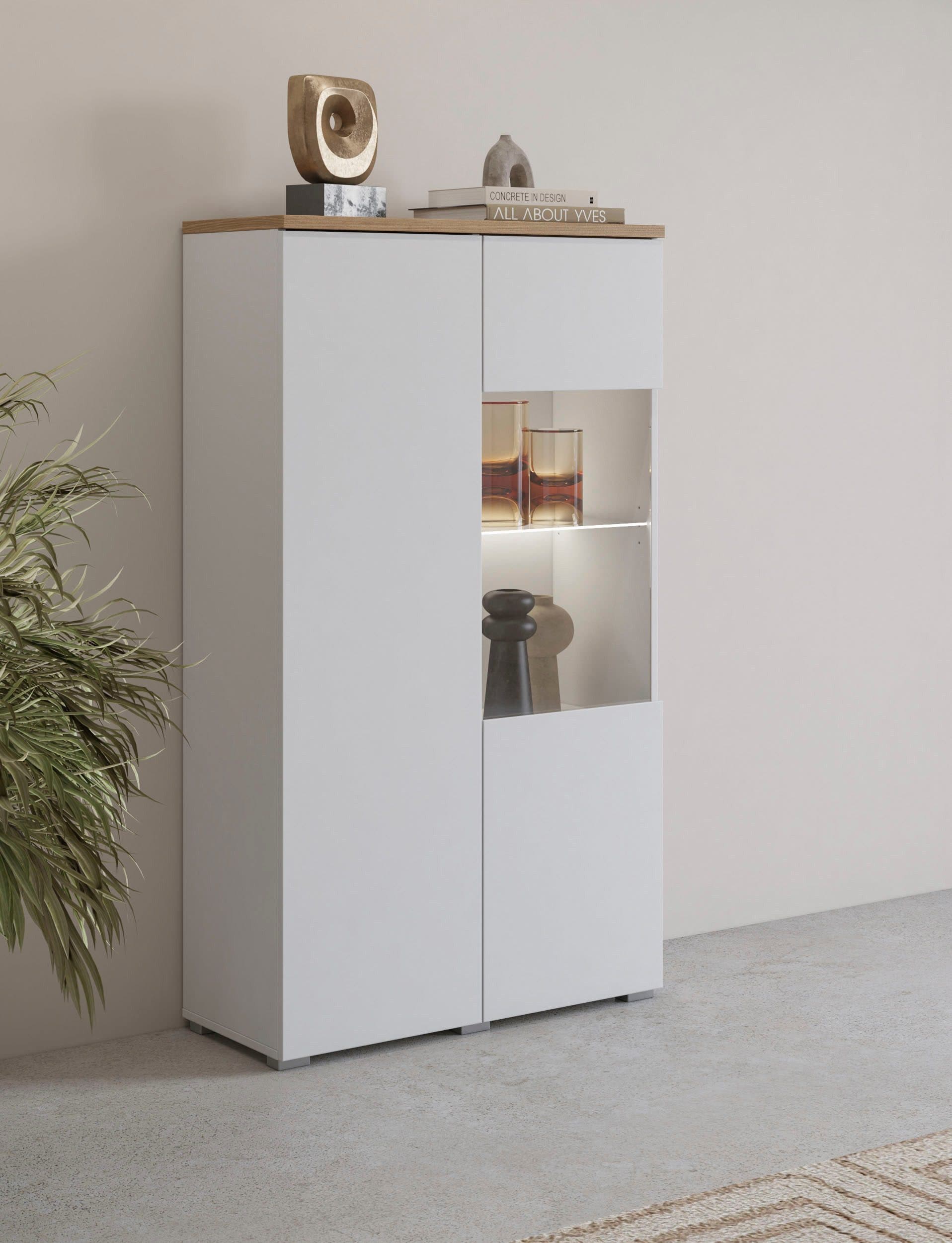 OTTO home Vitrine Modo | Weiß