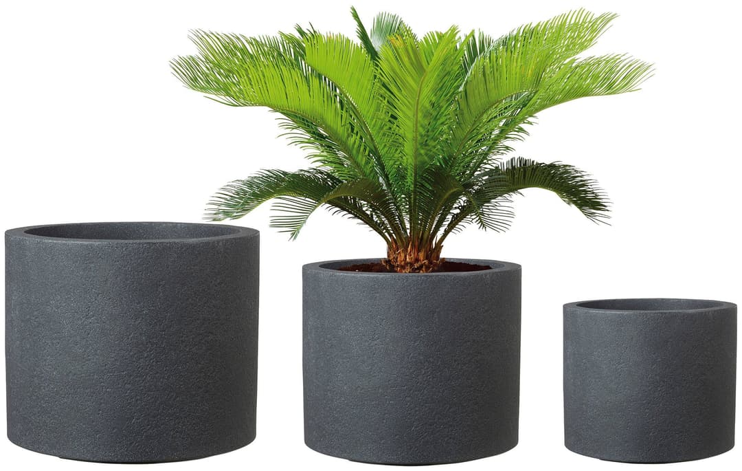 Scheurich PANZANO Blumentopf | Schwarz