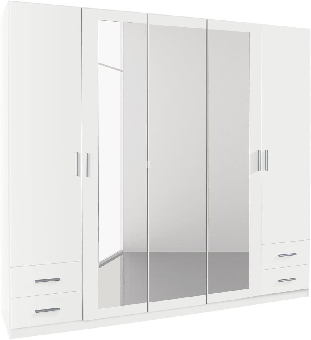 rauch Drehtürenschrank FLEXX | Weiß