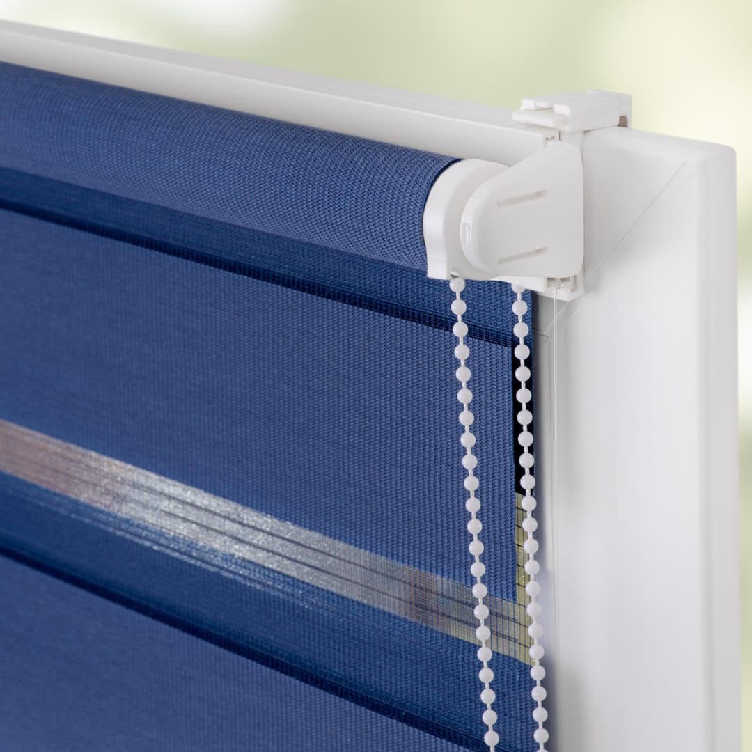 LICHTBLICK ORIGINAL Doppelrollo Duo Rollo Klemmfix | Blau