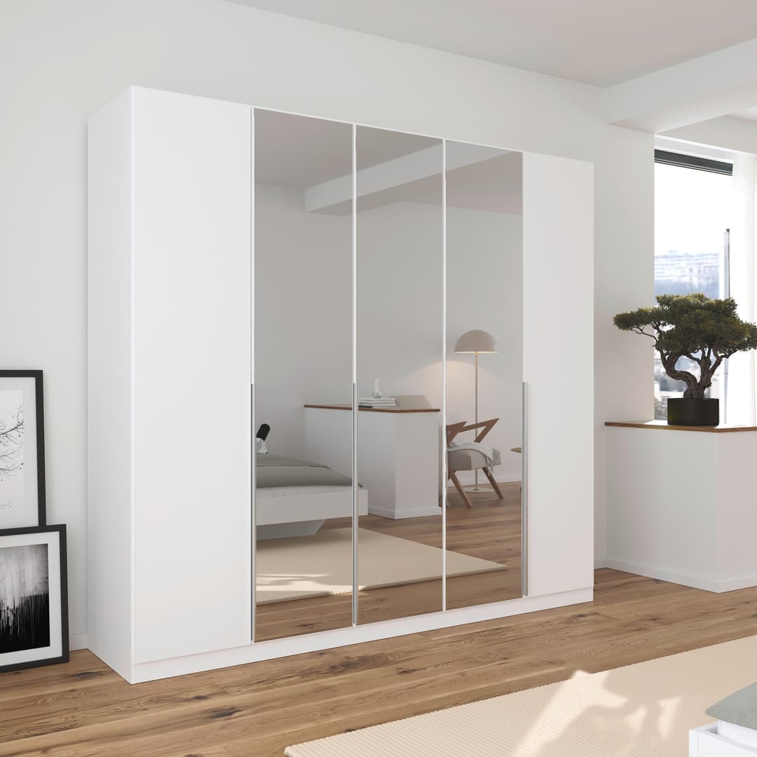 OTTO home Drehtürenschrank Kleiderschrank AGORDO | Weiß