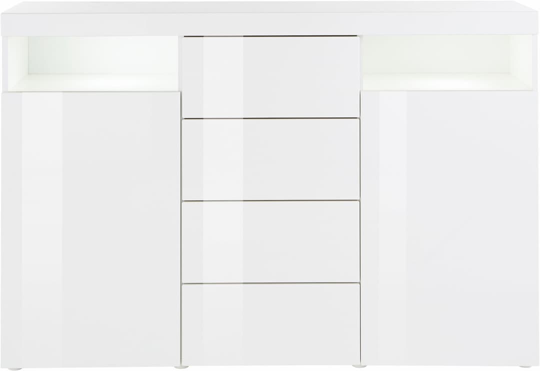borchardt Möbel Highboard Kapstadt | Weiß
