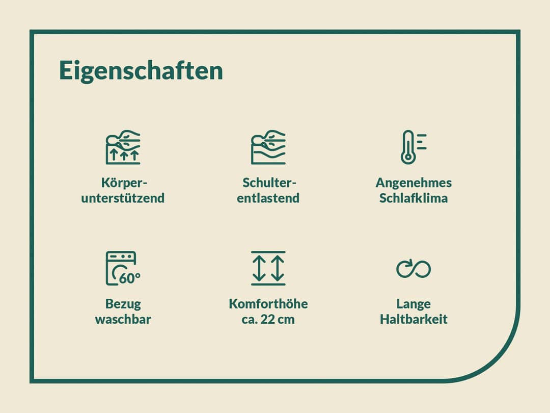 Komfortschaummatratze Solina Top KS | Weiß