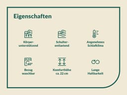 Komfortschaummatratze Solina Top KS | Weiß
