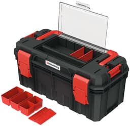 Prosperplast Werkzeugbox X BLOCK ALU LOG | Schwarz