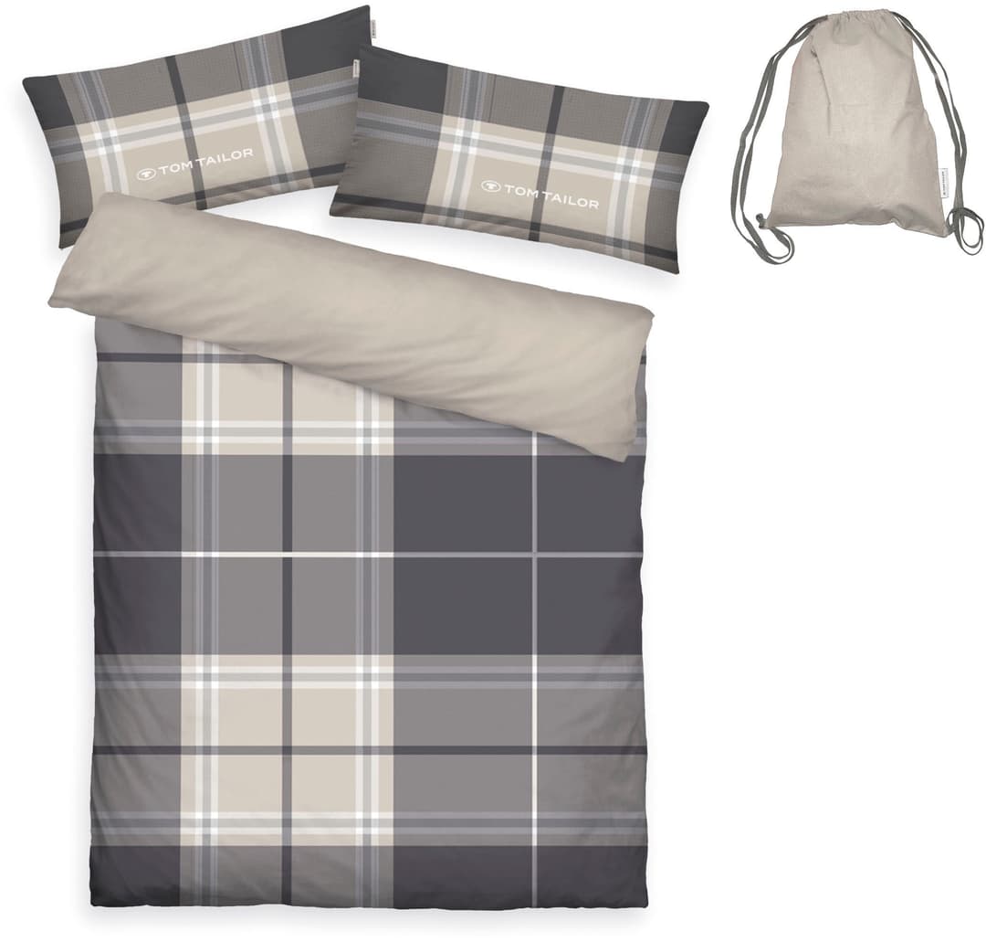 TOM TAILOR HOME Wendebettwäsche Eric | Beige