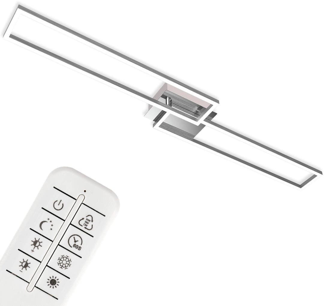Briloner Leuchten LED Deckenleuchte FRAME 3145018 | Silber