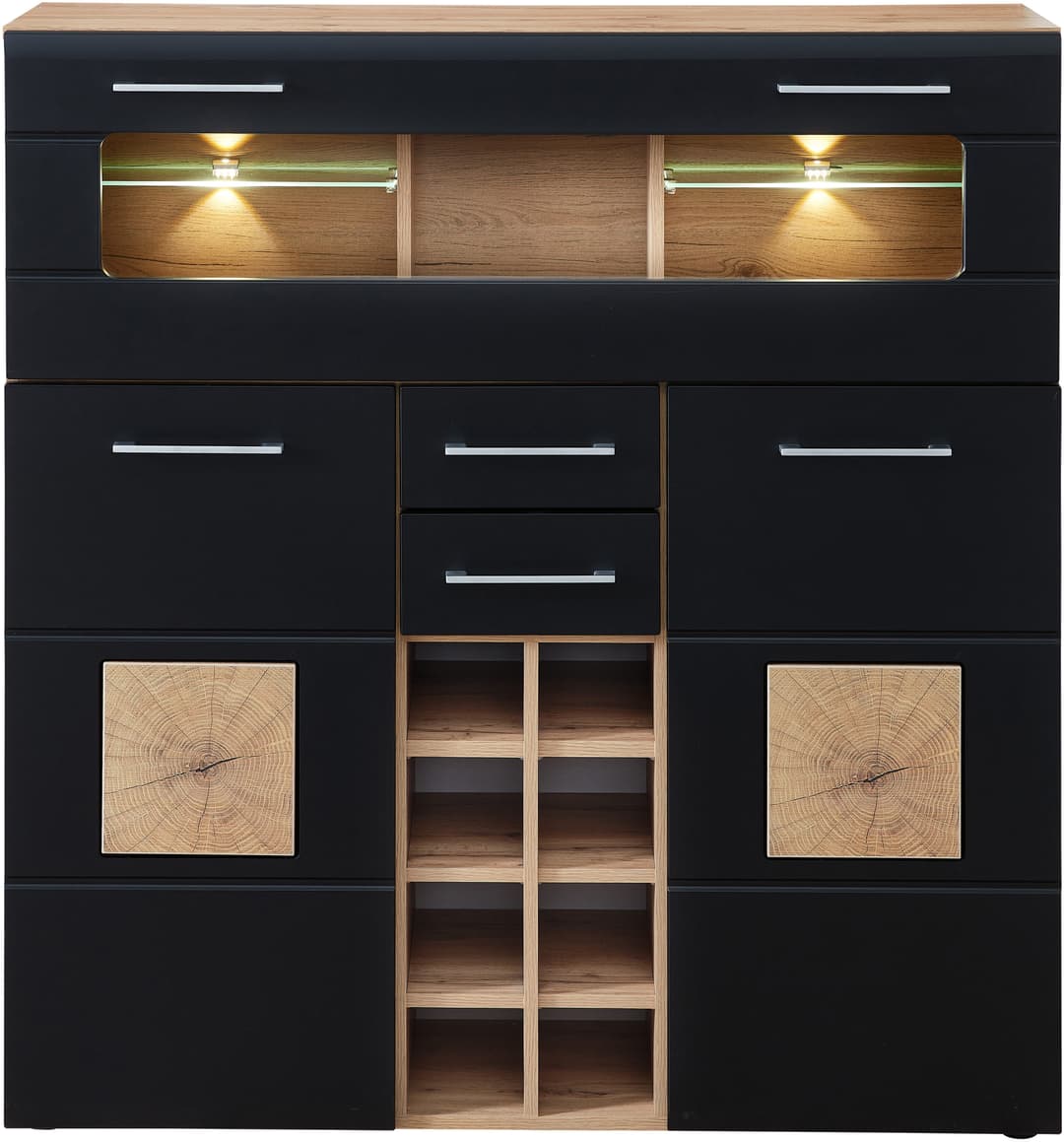 Innostyle Barschrank Sonate | Schwarz