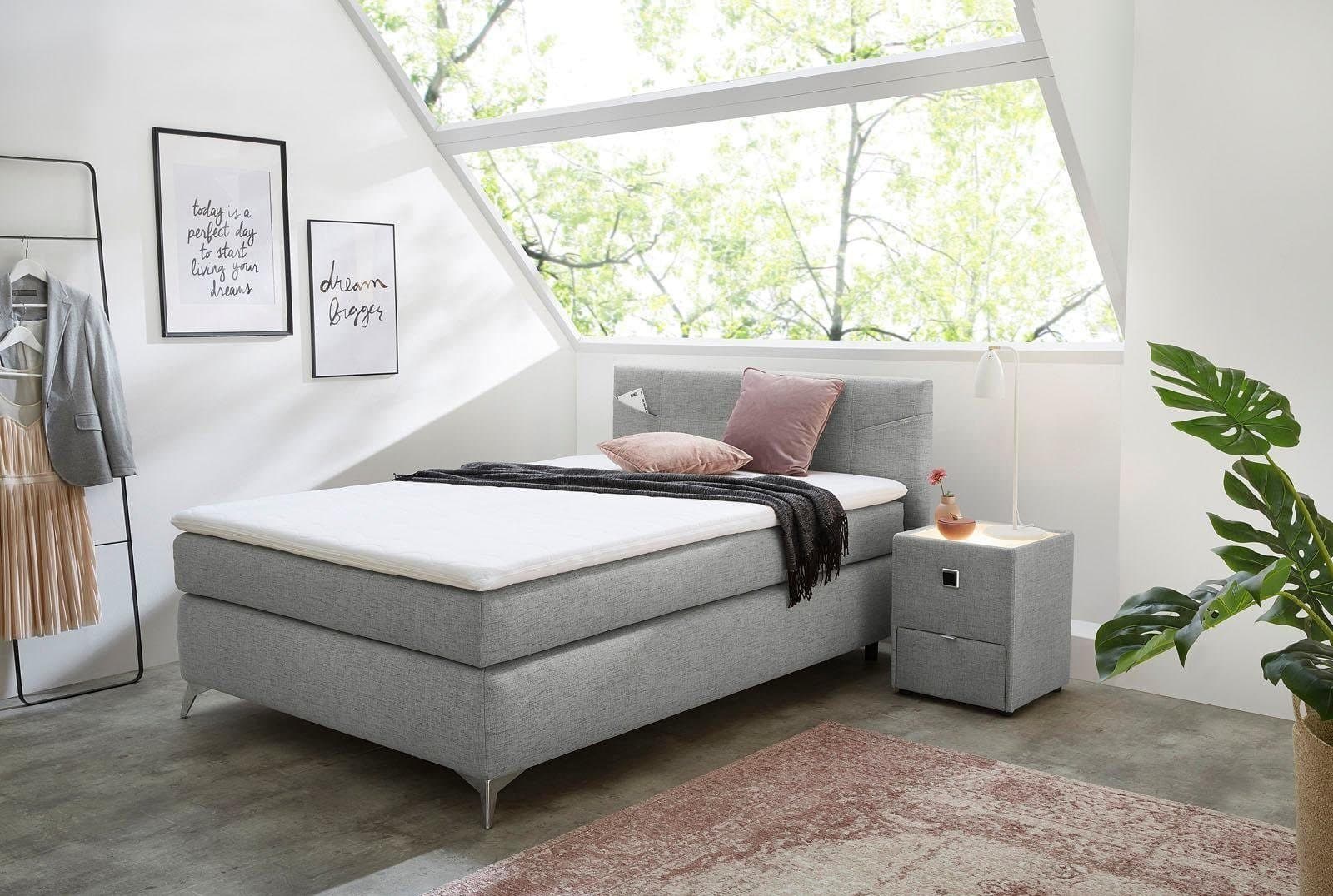 Jockenhöfer Gruppe Boxspringbett Nora | Grau