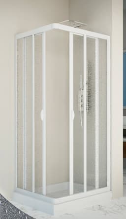 Forte Eckdusche Vela | Weiß