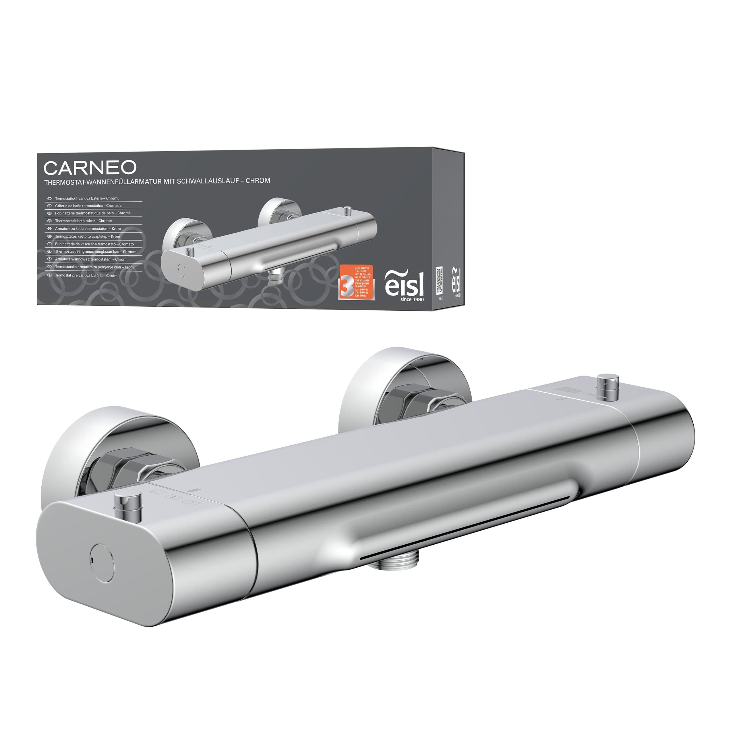 Eisl Wannenthermostat CARNEO | Silber