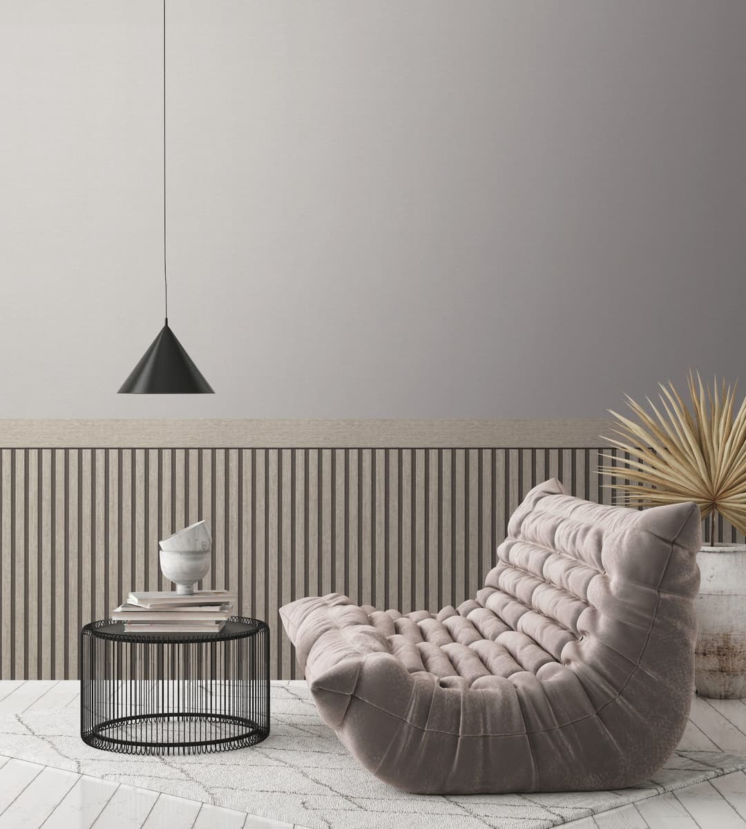 living walls Vliestapete Wallpanel | Beige