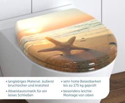 Schütte WC-Sitz Star | Mehrfarbig