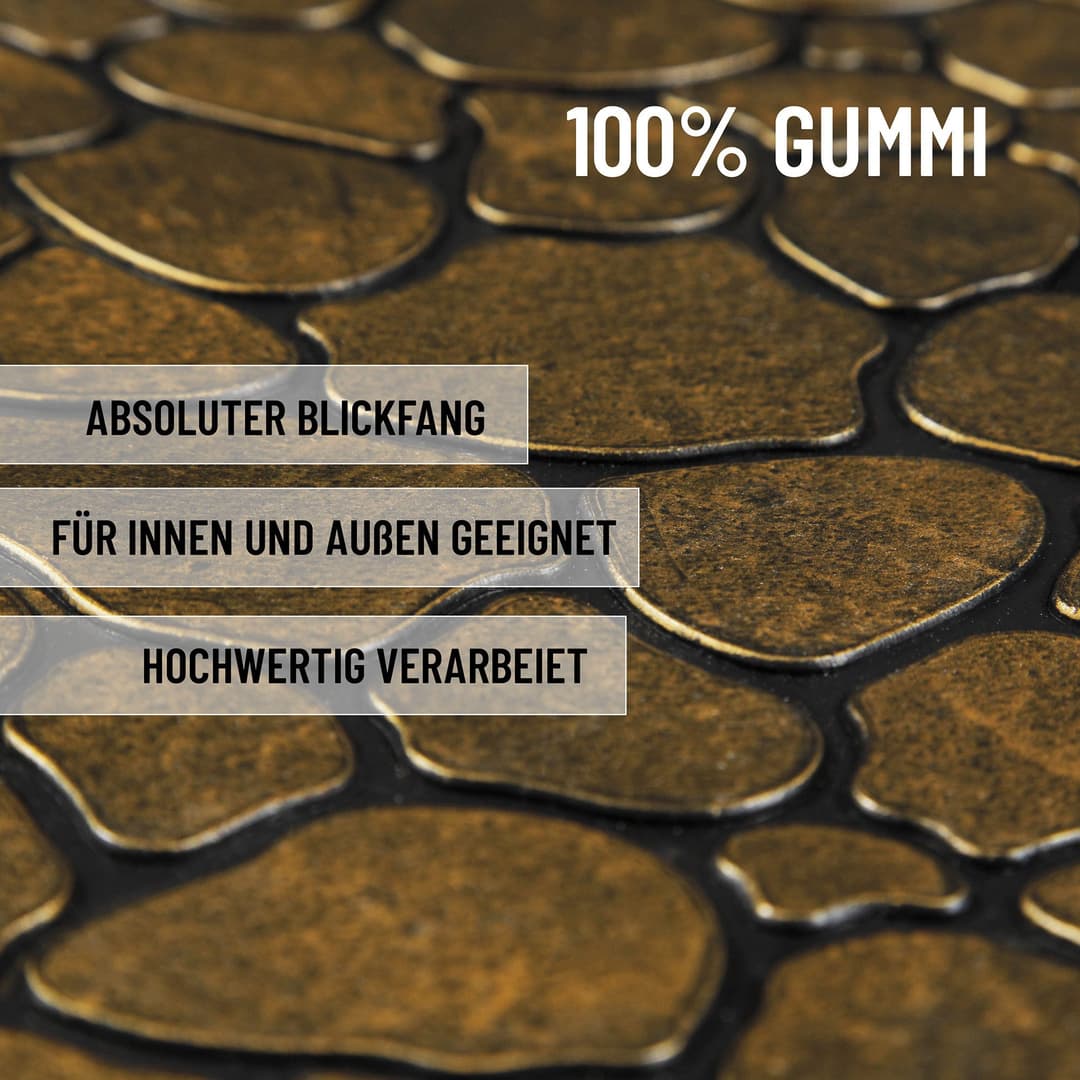 Wecon home Fußmatte Desert Pebble | Braun