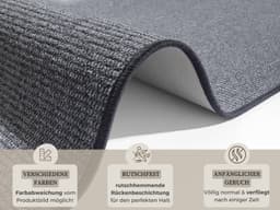 HANSE Home Läufer Bouclé | Grau