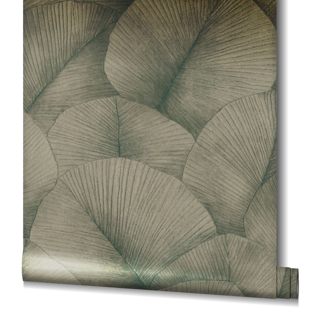 Marburg Vliestapete Blissful Botanics | Gold