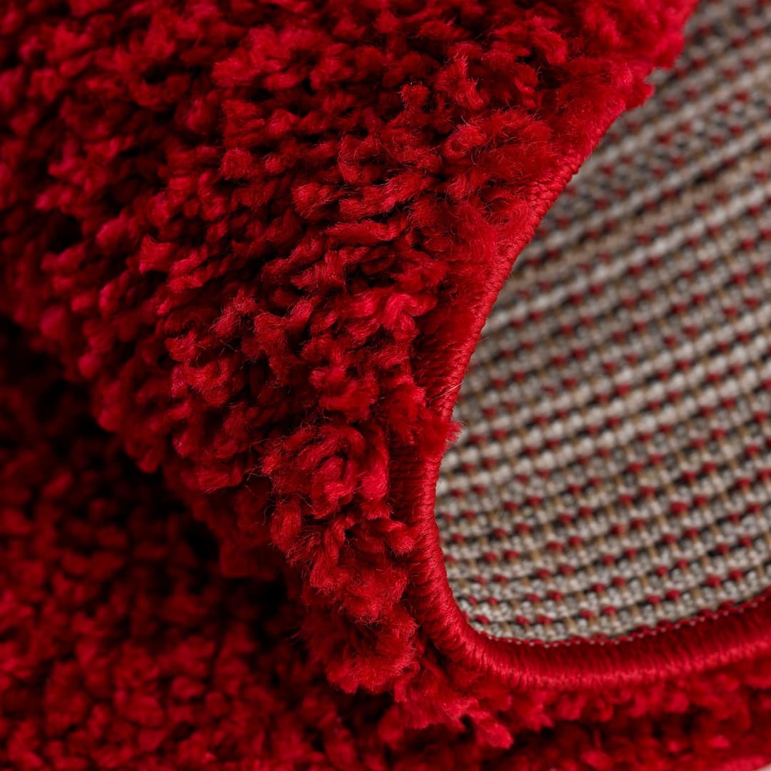 Sanat Hochflor-Teppich LOCA | Rot