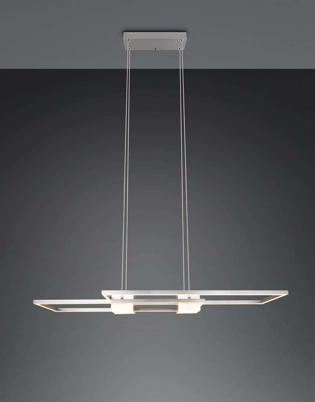 TRIO Leuchten ALBANY LED Pendelleuchte | Silber