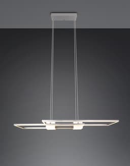 TRIO Leuchten ALBANY LED Pendelleuchte | Silber