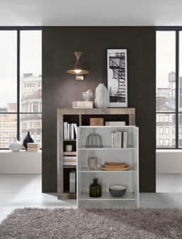 Home affaire Highboard Hamburg | Weiß