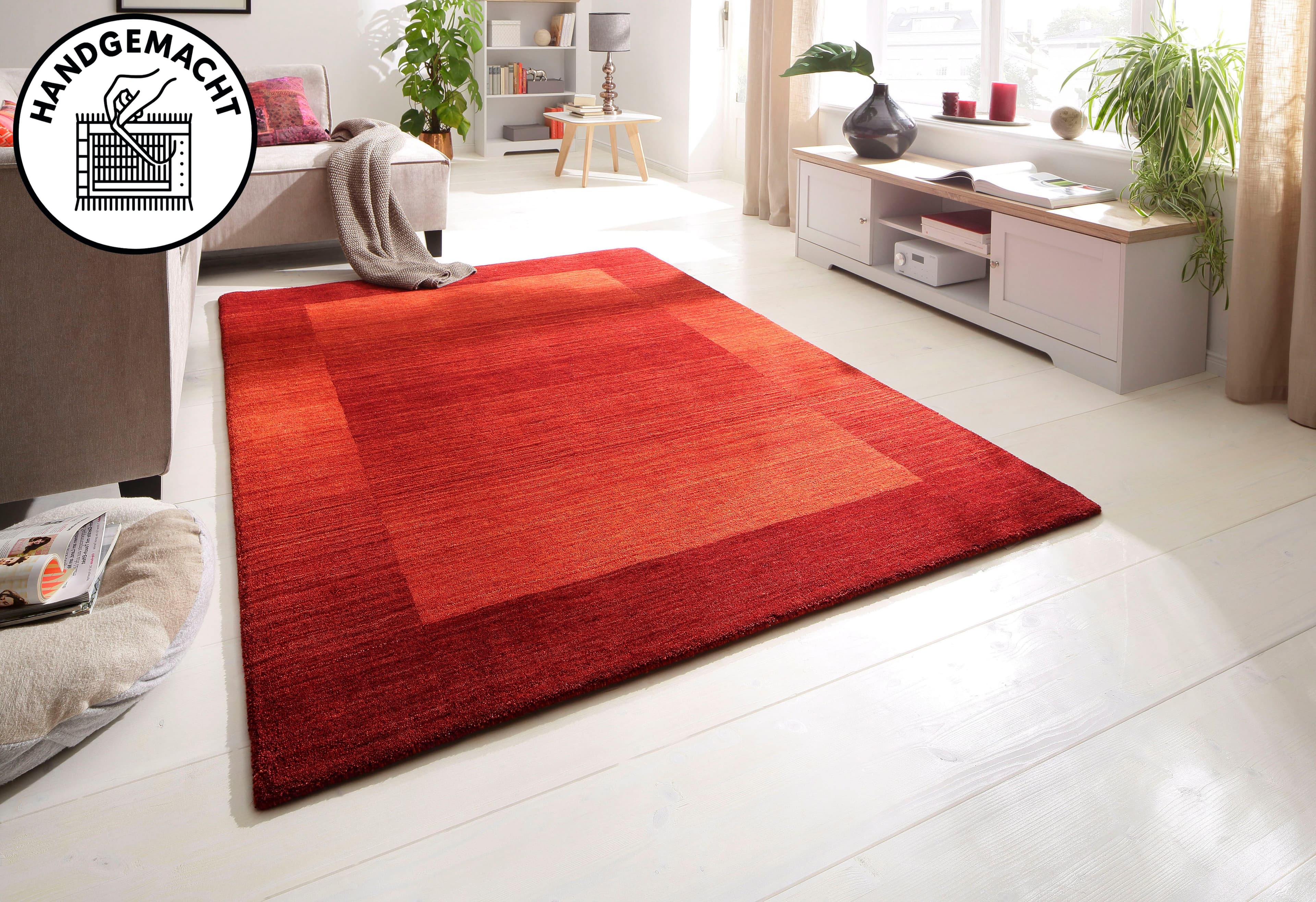 THEKO Gabbeh Super Wollteppich | Rot