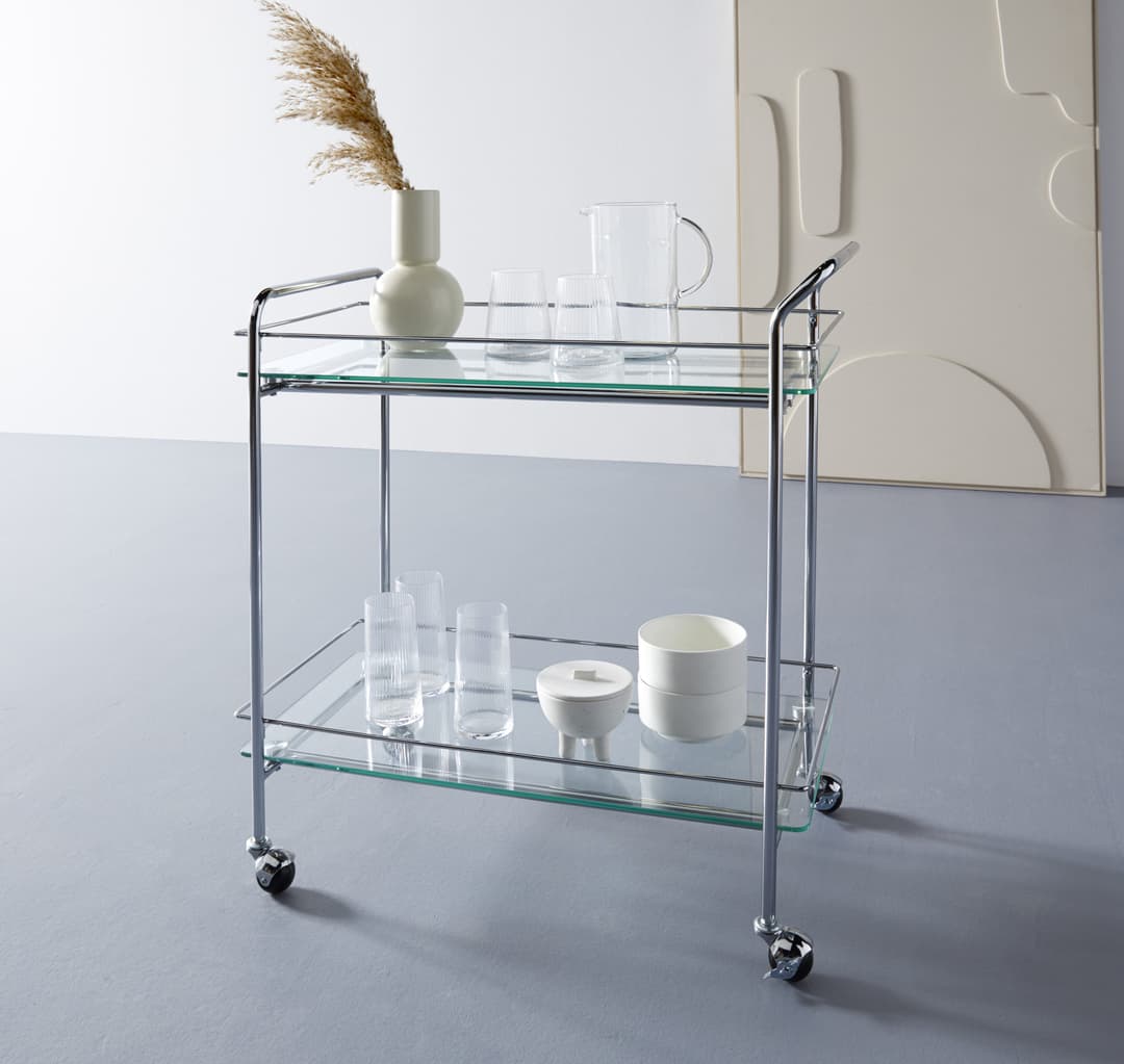 LeGer Home by Lena Gercke Rollwagen Alimore | Silber