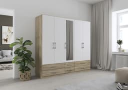 rauch Kleiderschrank HERSBRUCK | Holztöne