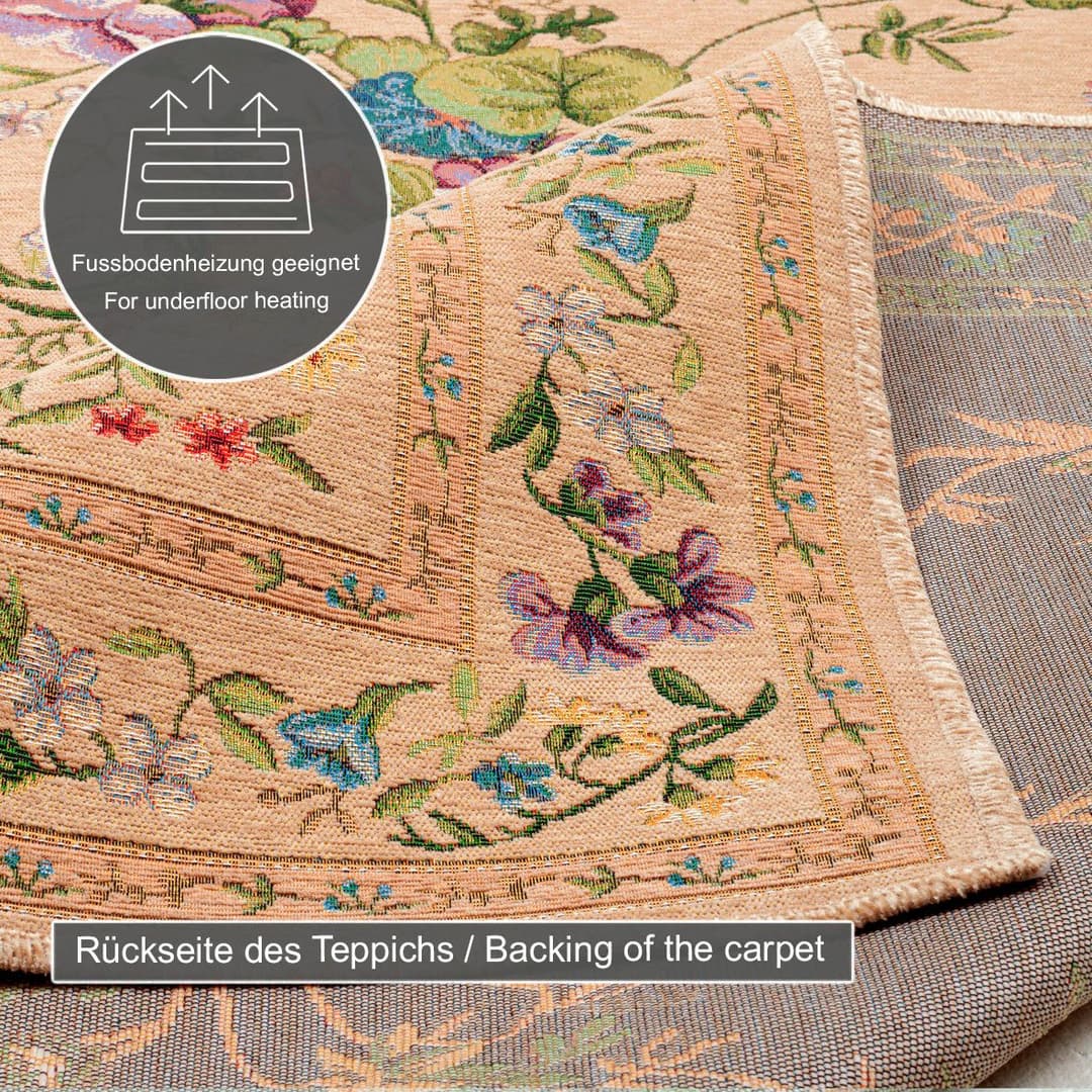 THEKO Teppich Flomi Sagrini | Beige