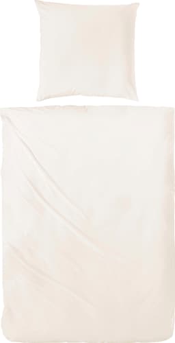 Primera Bettwäsche Uni Luxus-Satin | Beige