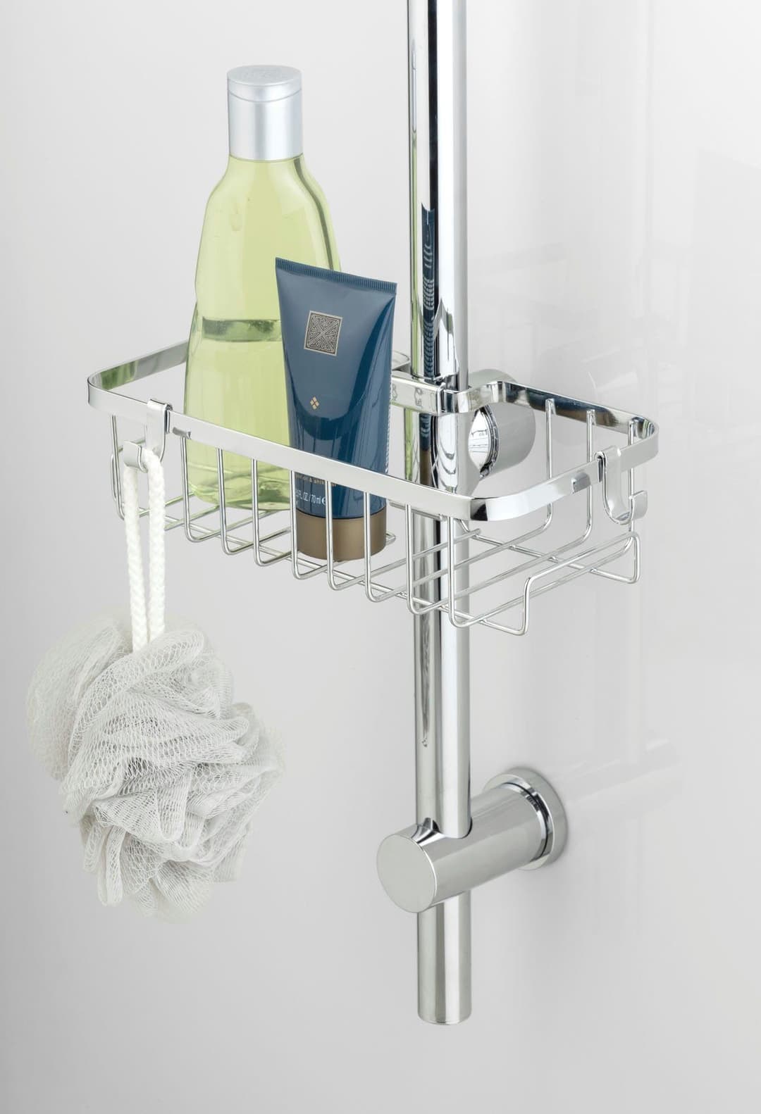 Wenko Duschstangencaddy Floresta Eckig | Silber
